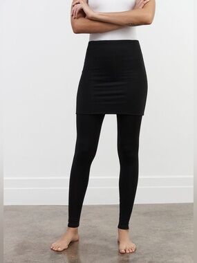 Marcella NYC Burke Skirted Leggings Sustainable  European Jersey Leggings Small